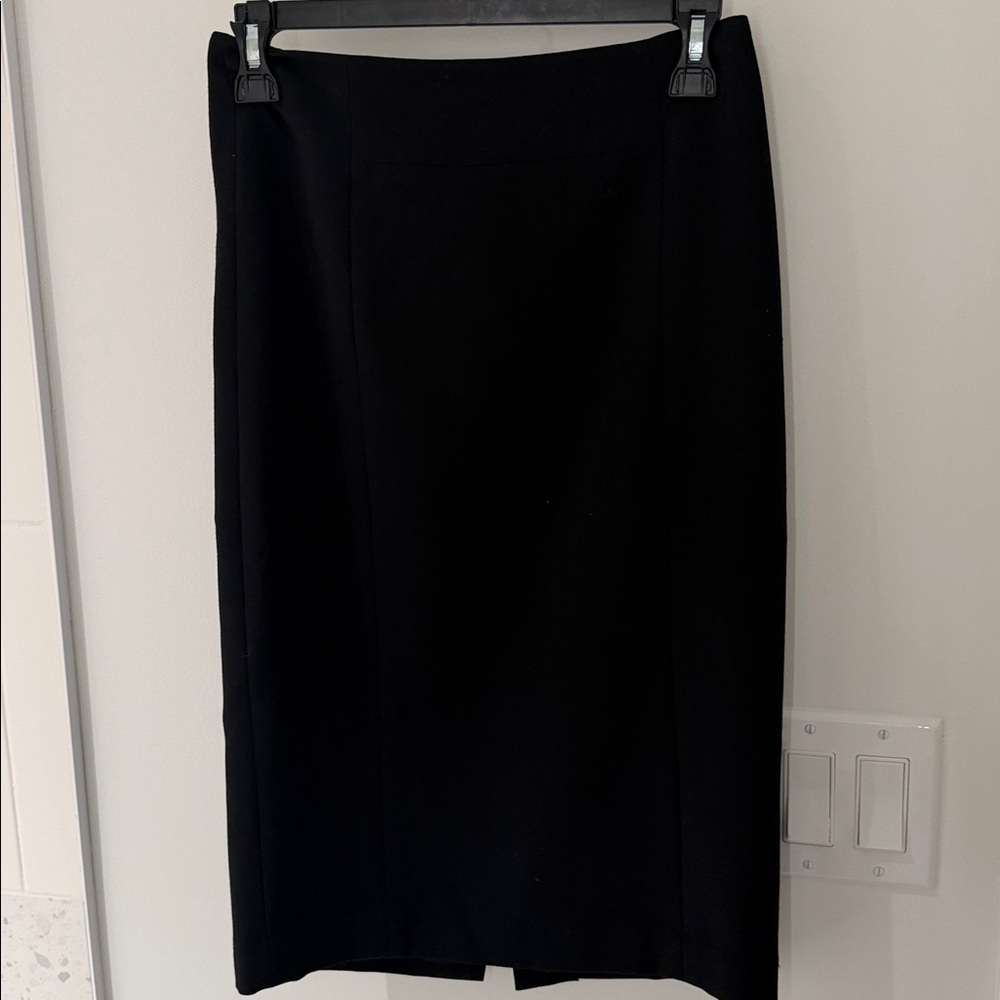 Loft Black Midi Pencil Skirt Business Professional Workwear Women's